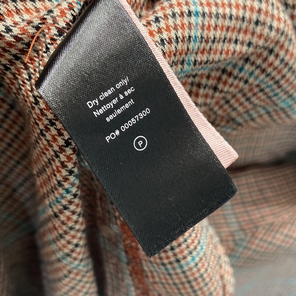 (A54) rag & bone Field Plaid Shirt, Color - Tan Multi, Size Medium - Picture 12 of 16